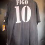 REAL MADRID FIGO 2001-2002 ORIGINAL JERSEY Size L