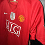 MANCHESTER UNITED BERBATOV 2007-2008 ORIGINAL JERSEY Size L