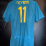 BRAZIL NEYMAR JR 2011-2012 ORIGINAL PLAYER JERSEY SIZE L