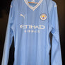 MANCHESTER CITY HAALAND 2023-2024 ORIGINAL JERSEY Size XL