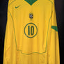 BRAZIL RONALDINHO 2004-2005 ORIGINAL JERSEY SIZE 2XL