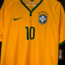 BRAZIL NEYMAR JR 2014-2015 ORIGINAL JERSEY SIZE L