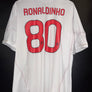 AC MILAN RONALDINHO 2010-2011 ORIGINAL JERSEY Size XL