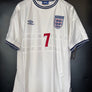 ENGLAND BECKHAM 1999-2000 ORIGINAL JERSEY Size XL