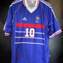 FRANCE ZIDANE 1998-1999 ORIGINAL AWAY JERSEY Size M