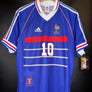 FRANCE ZIDANE 1998-1999 ORIGINAL JERSEY SIZE S