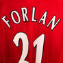MANCHESTER UNITED FORLAN 2001-2002 ORIGINAL JERSEY Size L