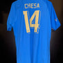 ITALY CHIESA 2022-2023 ORIGINAL PLAYER JERSEY Size XL