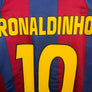 BARCELONA RONALDINHO 2004-2005 ORIGINAL JERSEY Size L
