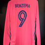 REAL MADRID BENZEMA 2019-2020 ORIGINAL PLAYER JERSEY Size L