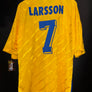SWEDEN LARSSON 1994-1995 ORIGINAL JERSEY SIZE XL