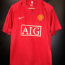 MANCHESTER UNITED RONALDO 2007-2008 ORIGINAL JERSEY Size L