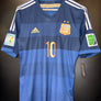 ARGENTINA MESSI 2014-2015 ORIGINAL JERSEY Size M