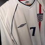 ENGLAND BECKHAM 2001-2002 ORIGINAL JERSEY Size 2XL