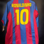 BARCELONA RONALDINHO 2004-2005 ORIGINAL JERSEY Size L