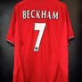 MANCHESTER UNITED BECKHAM 2001-2002 ORIGINAL JERSEY Size XL
