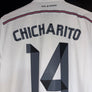 REAL MADRID CHICHARITO 2014-2015 ORIGINAL JERSEY SIZE L