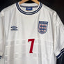 ENGLAND BECKHAM 1999-2000 ORIGINAL JERSEY Size XL