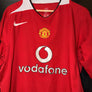 MANCHESTER UNITED RONALDO 2004-2005 ORIGINAL JERSEY Size XL