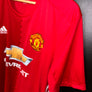MANCHESTER UNITED ROONEY 2016-2017 ORIGINAL JERSEY Size XL