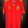 SPAIN INIESTA 2010-2011 ORIGINAL JERSEY Size XL