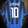 INTER MILAN ADRIANO 2003-2004 ORIGINAL JERSEY Size L