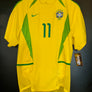 BRAZIL RONALDINHO 2002-2003 ORIGINAL PLAYER JERSEY SIZE S