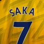 ARSENAL SAKA 2019-2020 ORIGINAL JERSEY Size M