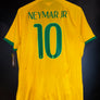 BRAZIL NEYMAR JR 2014-2015 ORIGINAL PLAYER JERSEY SIZE L