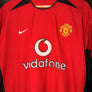 MANCHESTER UNITED RONALDO 2002-2003 ORIGINAL JERSEY Size XL