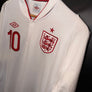 ENGLAND ROONEY 2012-2013 ORIGINAL JERSEY Size L