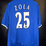 CHELSEA ZOLA 2002-2003 ORIGINAL JERSEY SIZE XL