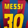 BARCELONA MESSI 2004-2005 ORIGINAL JERSEY Size XL