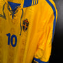 SWEDEN LARSSON 2000-2001 ORIGINAL JERSEY SIZE L