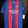 BARCELONA NEYMAR JR 2016-2017 ORIGINAL JERSEY Size L