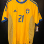 SWEDEN ZLATAN 2002-2003 ORIGINAL JERSEY Size M