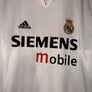 REAL MADRID ZIDANE 2004-2005 ORIGINAL JERSEY Size XL