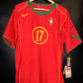 PORTUGAL RONALDO 2004-2005 ORIGINAL RE-ISSUE JERSEY Size L