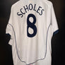 ENGLAND SCHOLES 2001-2002 ORIGINAL JERSEY Size XL