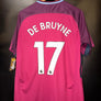 MANCHESTER CITY DE BRUYNE 2017-2018 ORIGINAL JERSEY Size L
