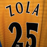 CHELSEA ZOLA 1999-2000 ORIGINAL JERSEY SIZE L