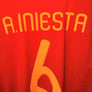 SPAIN INIESTA 2010-2011 ORIGINAL JERSEY Size XL