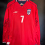 ENGLAND BECKHAM 2002-2003 ORIGINAL JERSEY Size M