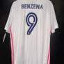 REAL MADRID BENZEMA 2020-2021 ORIGINAL JERSEY Size XL