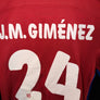 ATLETICO MADRID GIMENEZ 2015-2016 ORIGINAL PLAYER JERSEY Size S