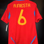 SPAIN INIESTA 2011-2012 ORIGINAL JERSEY Size M