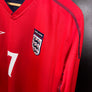 ENGLAND BECKHAM 2002-2003 ORIGINAL JERSEY Size M