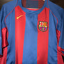 BARCELONA RONALDINHO 2004-2005 ORIGINAL JERSEY Size L
