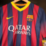 BARCELONA NEYMAR JR 2013-2014 ORIGINAL JERSEY Size M