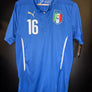 ITALY DE ROSSI 2014-2015 ORIGINAL JERSEY Size L